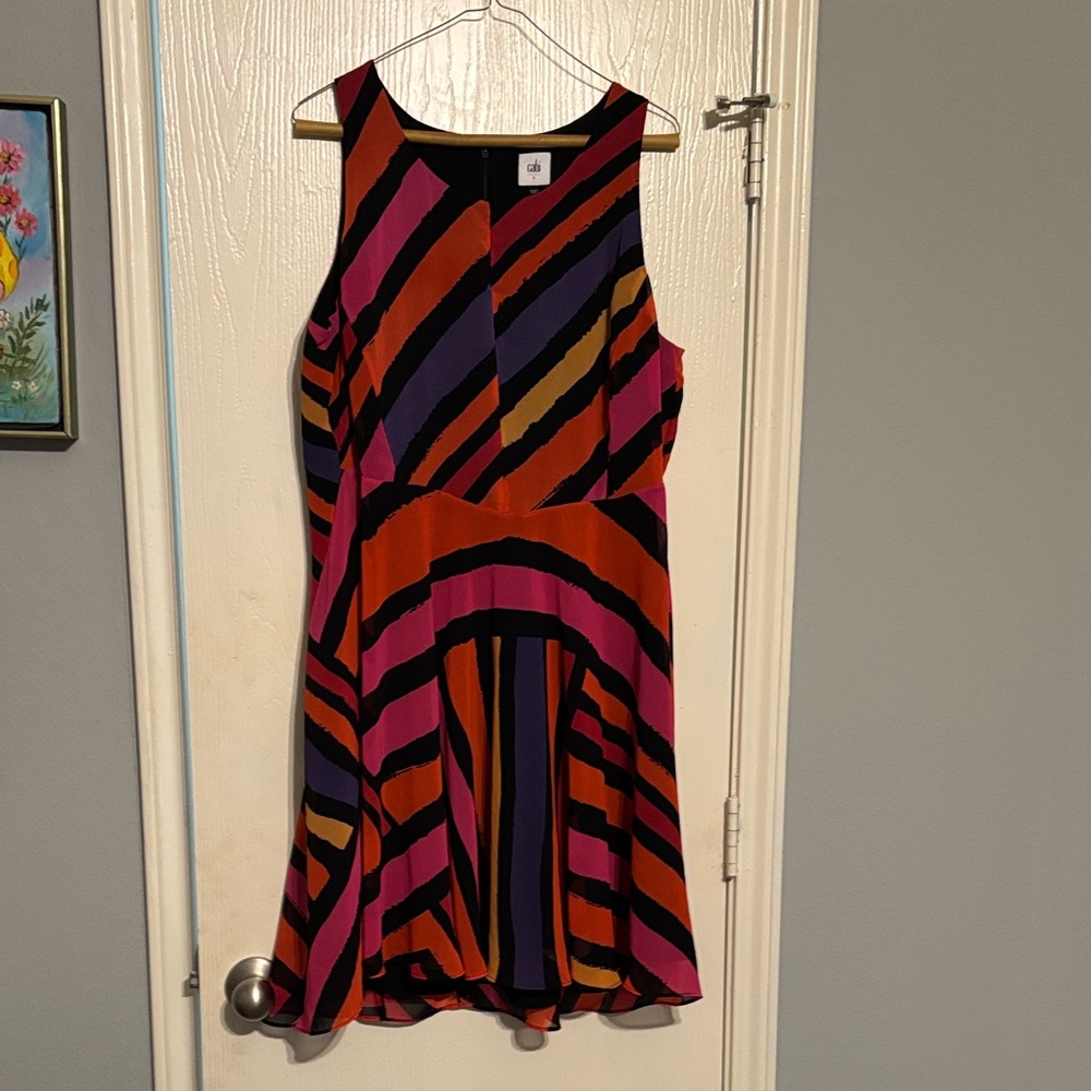 CAbi Multicolor Striped Dress